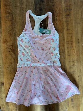 ASR Revival Pink Floral Racerback Dress